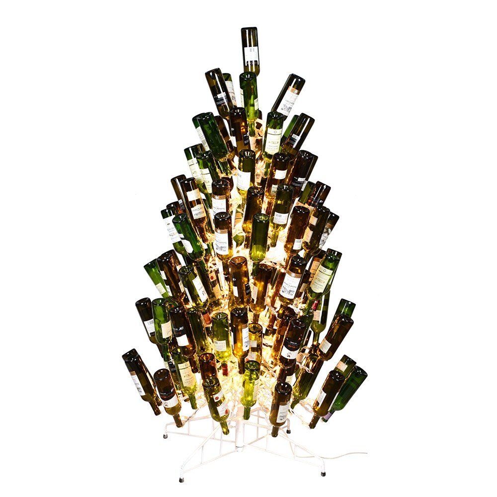 Bouteille de vin blanc artificiel Vickerman DuraL 600 cl 6,5 pi x 46 po. Capacité : 121 bouteilles.