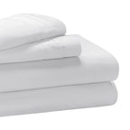 Parure de draps en coton égyptien de qualité supérieure 1000 fils au pouce carré, à poches profondes et à motif uni