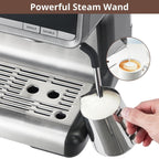 Cafetière expresso automatique 20 bars avec mousseur à lait pour barista amateur