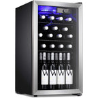Mini réfrigérateur à vin/armoire pour 26 bouteilles - 44,5 x 49,5 x 79,1 cm