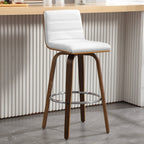 Tabourets de bar/comptoir pivotants en similicuir 26/29, lot de 2/3