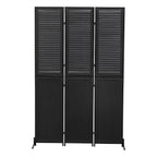 Cloisons de séparation à 3 panneaux et paravent pliable en bois naturel, cloison de séparation de 1,80 m pour séparation de pièce
