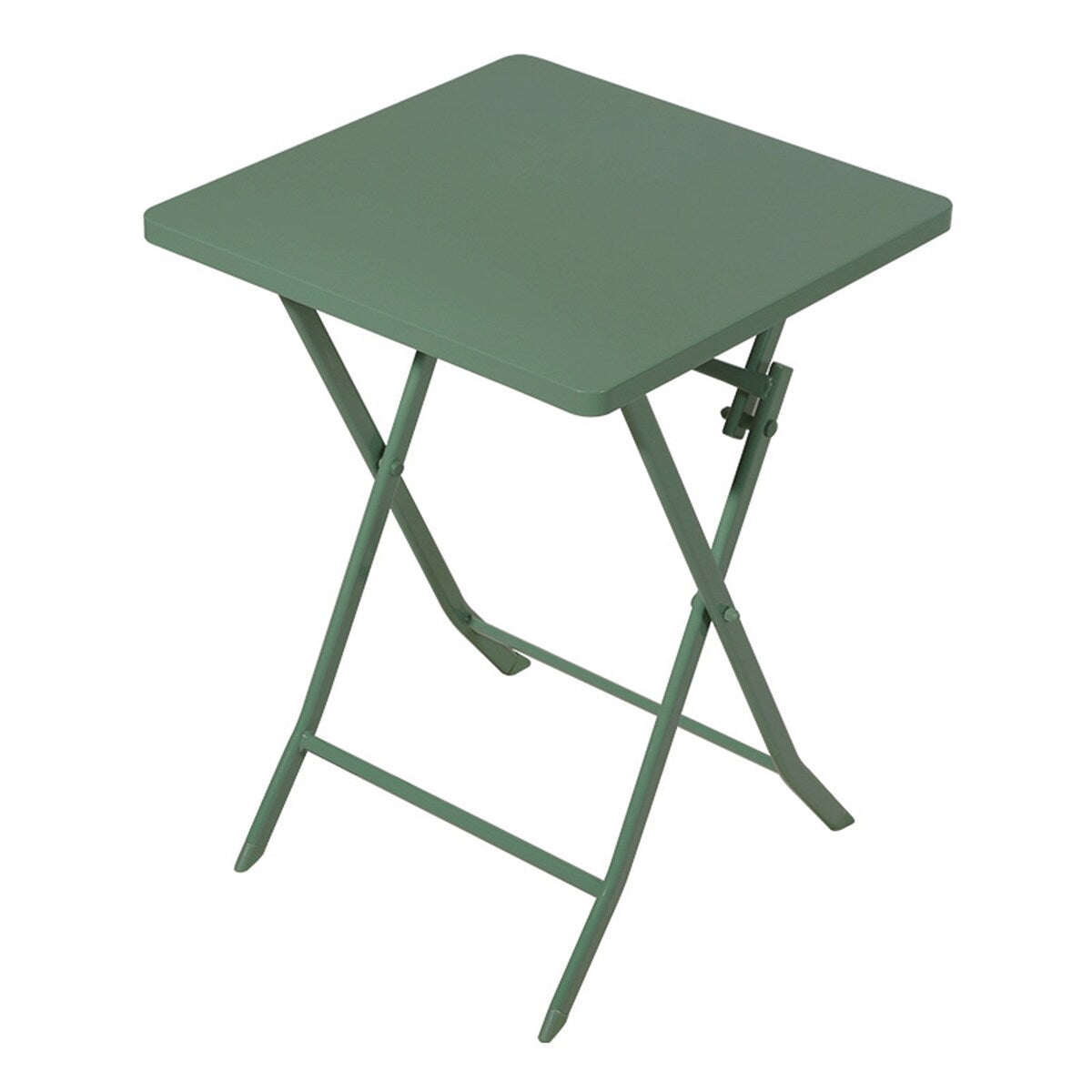 Ensemble bistro minimaliste de patio 3 pièces avec table carrée pliable et chaises - 3 pièces