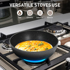 Batterie de cuisine et ustensiles de cuisson en granit de 30 pièces, ensemble de poêles de cuisson, ensemble de casseroles et poêles antiadhésives