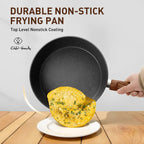 Batterie de cuisine et ustensiles de cuisson en granit de 30 pièces, ensemble de poêles de cuisson, ensemble de casseroles et poêles antiadhésives