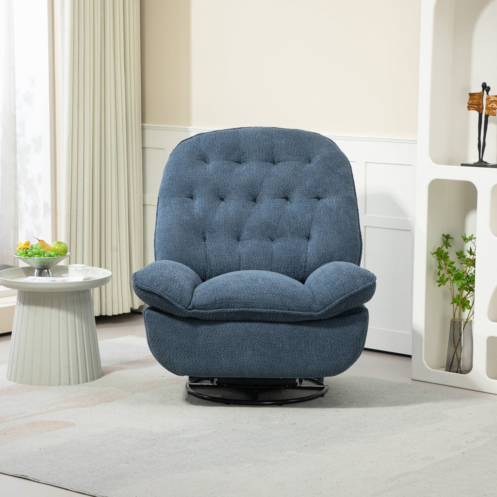 Ensemble de 2 fauteuils de canapé inclinables pivotants à 360 degrés et réglables