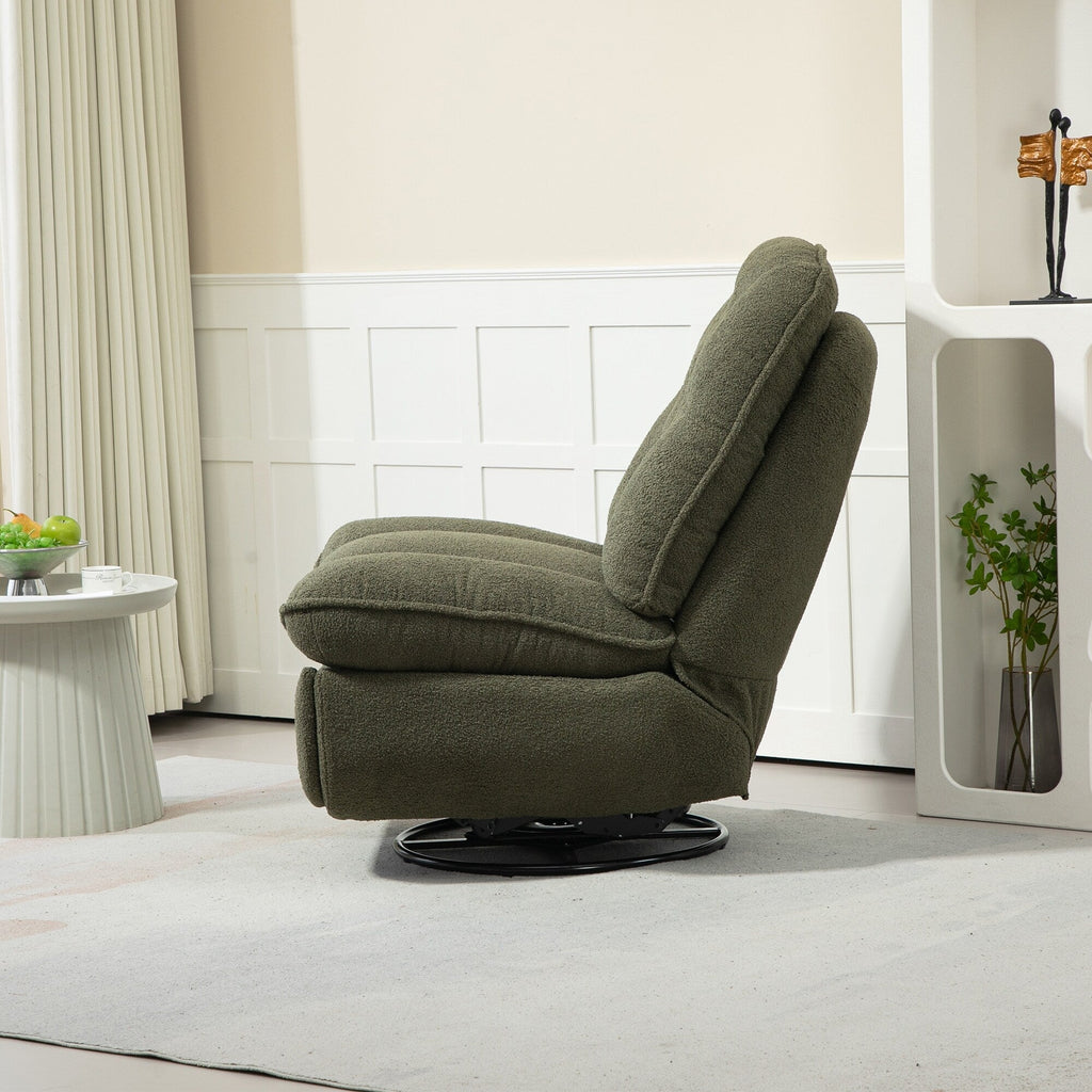 Ensemble de 2 fauteuils de canapé inclinables pivotants à 360 degrés et réglables