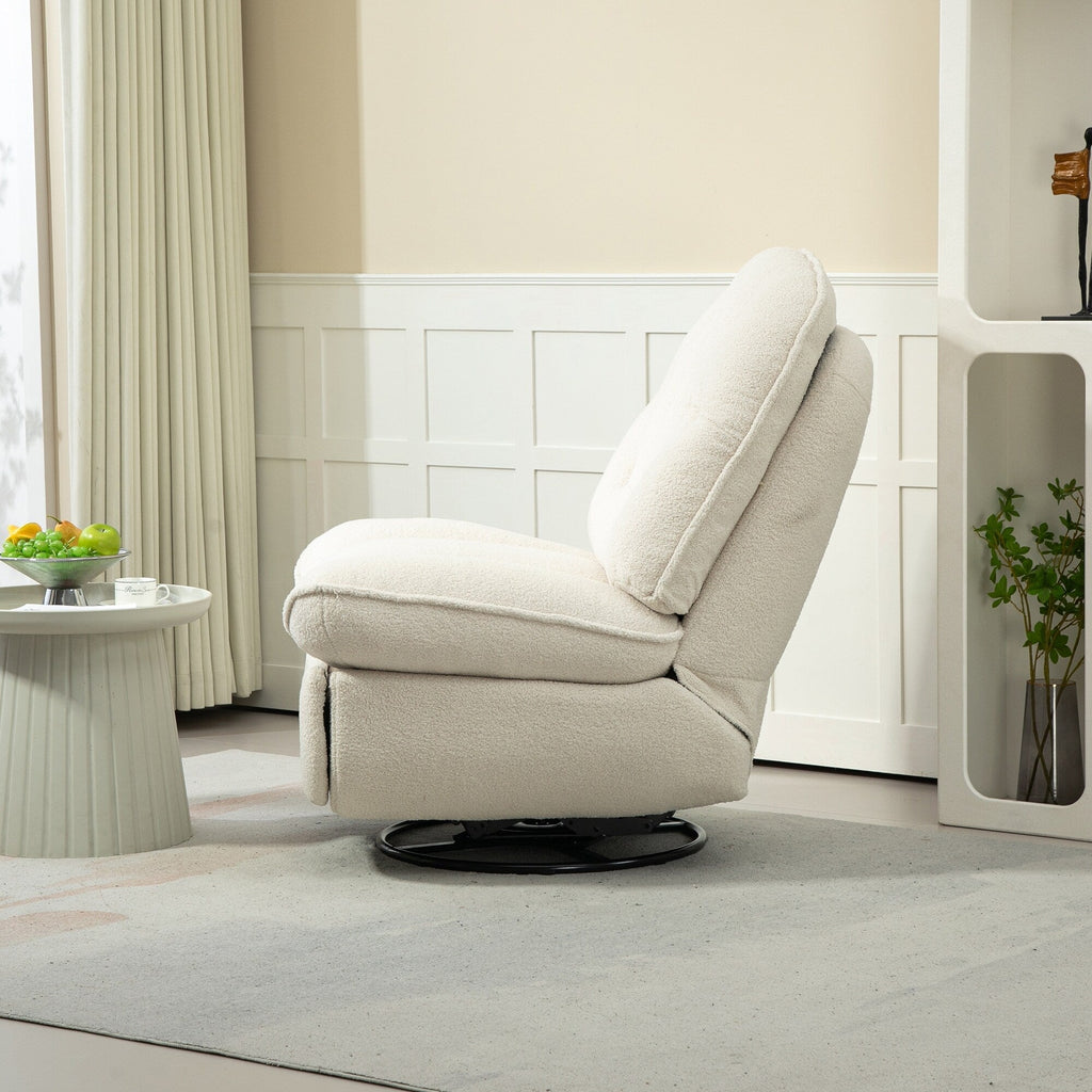 Ensemble de 2 fauteuils de canapé inclinables pivotants à 360 degrés et réglables