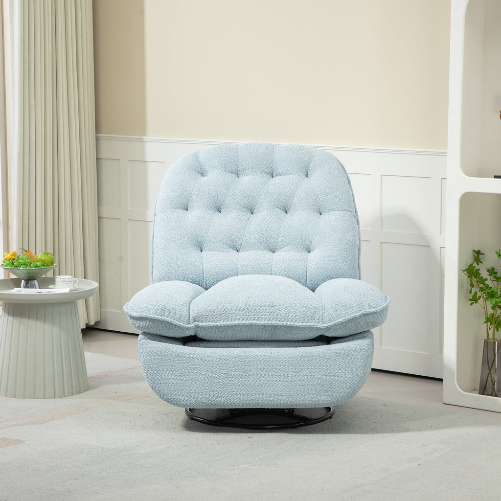Ensemble de 2 fauteuils de canapé inclinables pivotants à 360 degrés et réglables