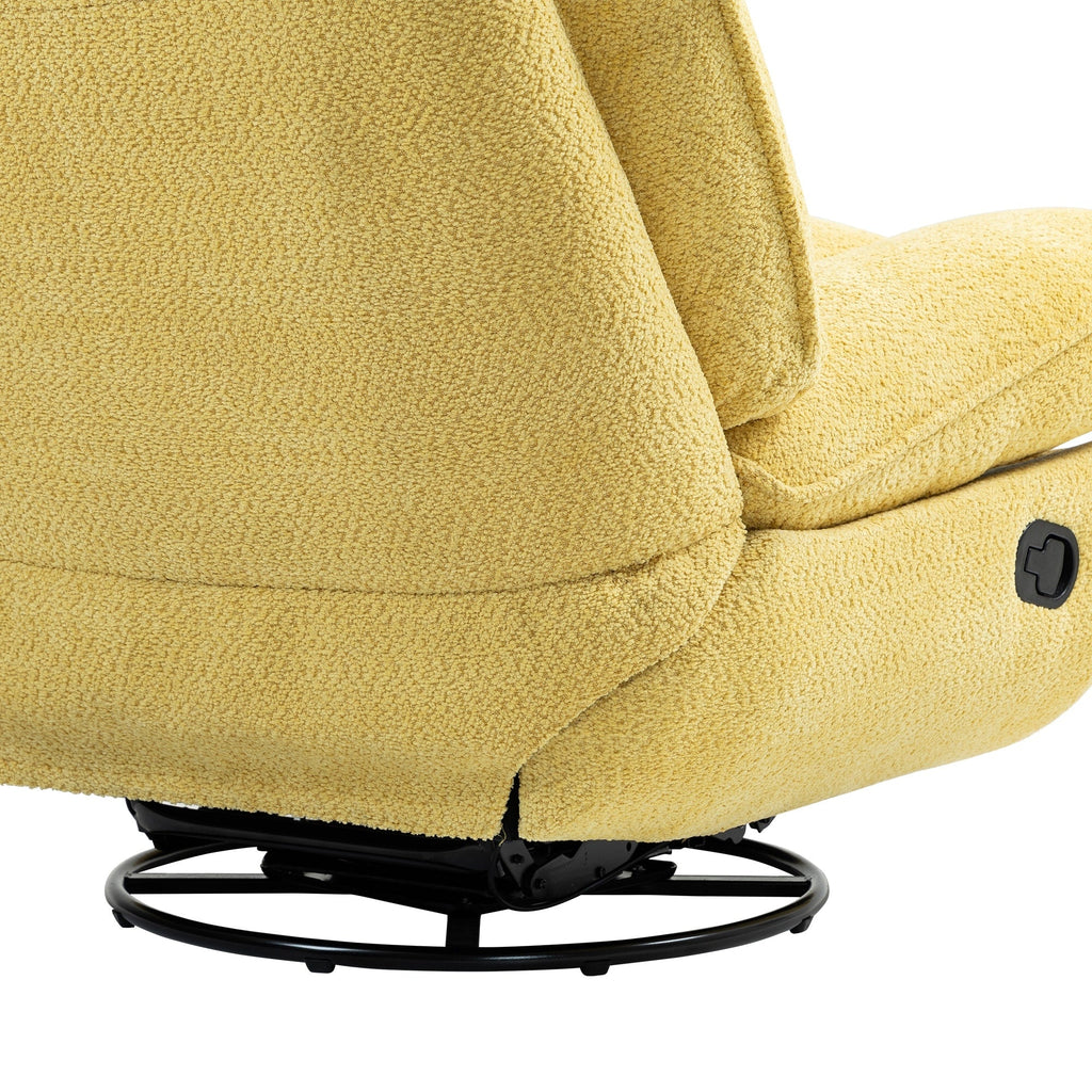 Ensemble de 2 fauteuils de canapé inclinables pivotants à 360 degrés et réglables