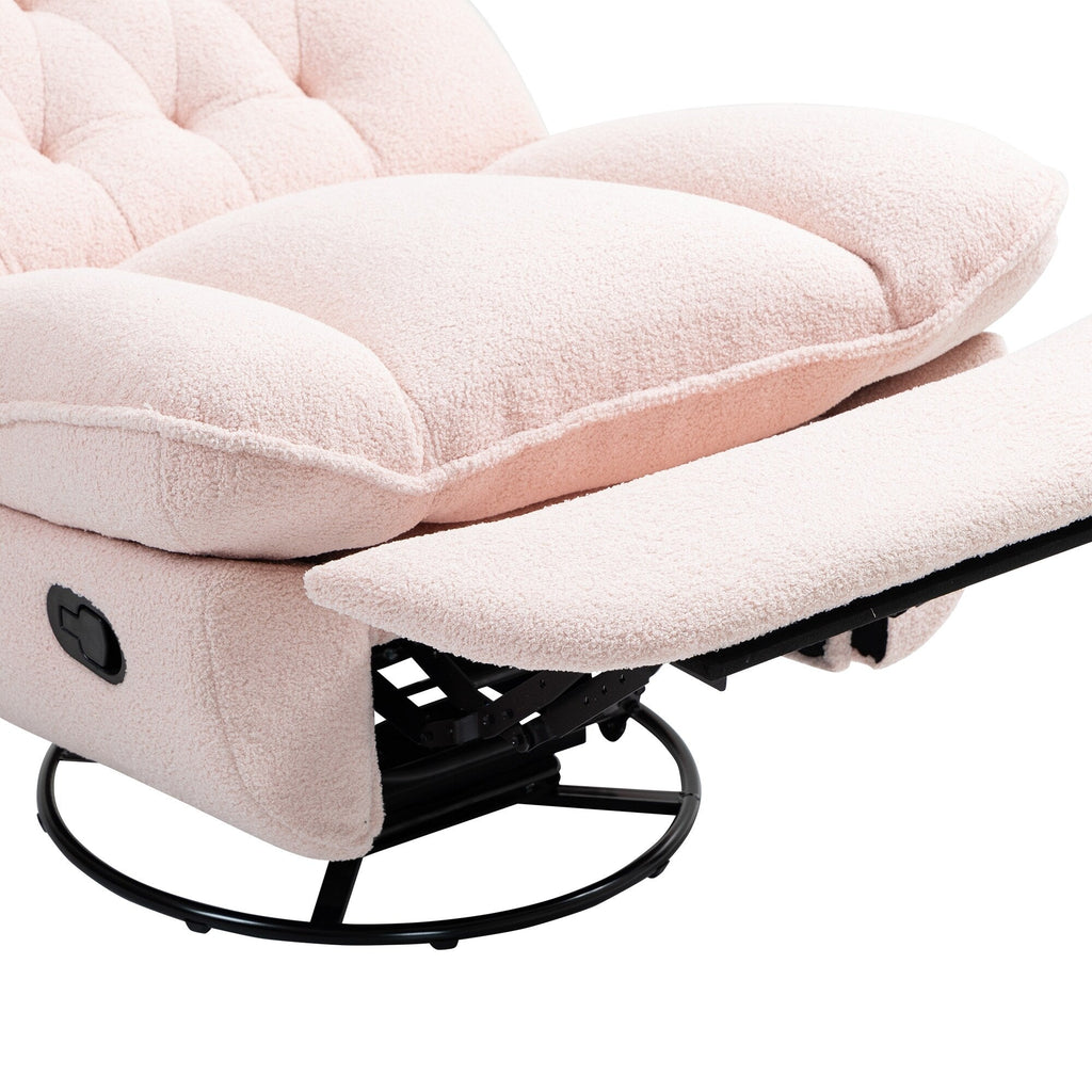 Ensemble de 2 fauteuils de canapé inclinables pivotants à 360 degrés et réglables