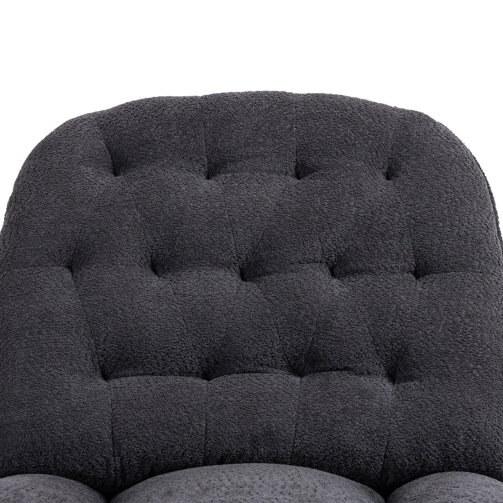 Ensemble de 2 fauteuils de canapé inclinables pivotants à 360 degrés et réglables
