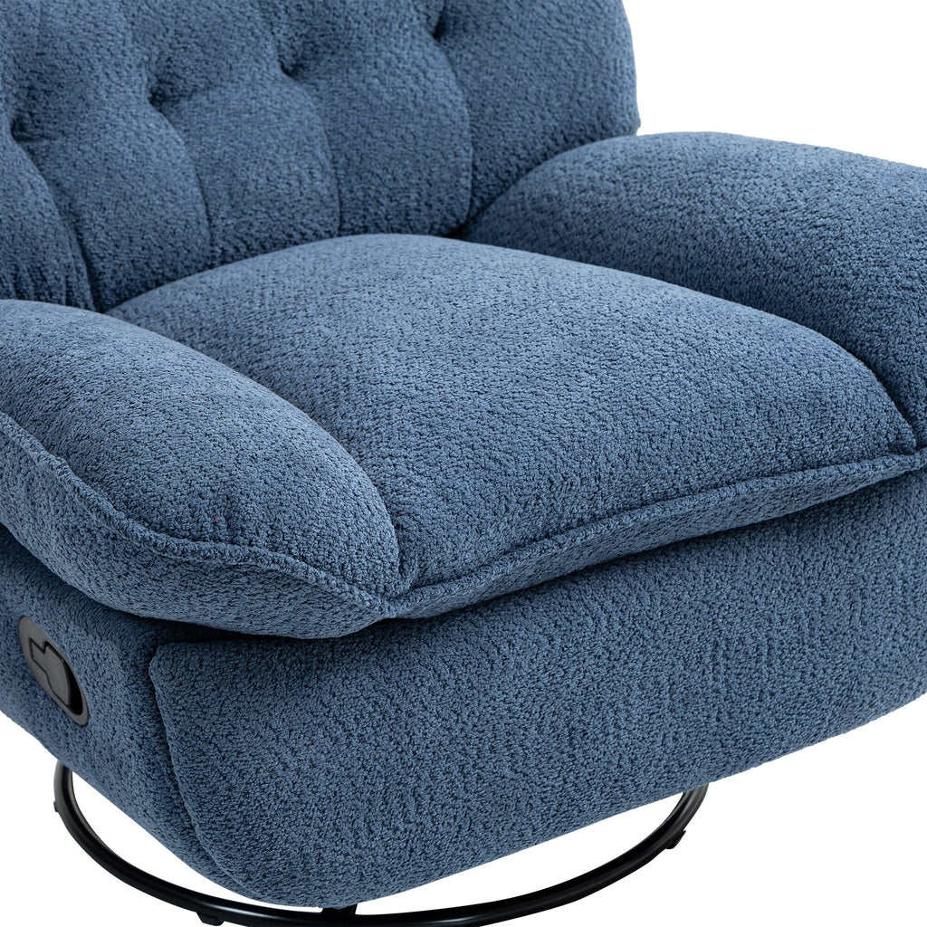 Ensemble de 2 fauteuils de canapé inclinables pivotants à 360 degrés et réglables