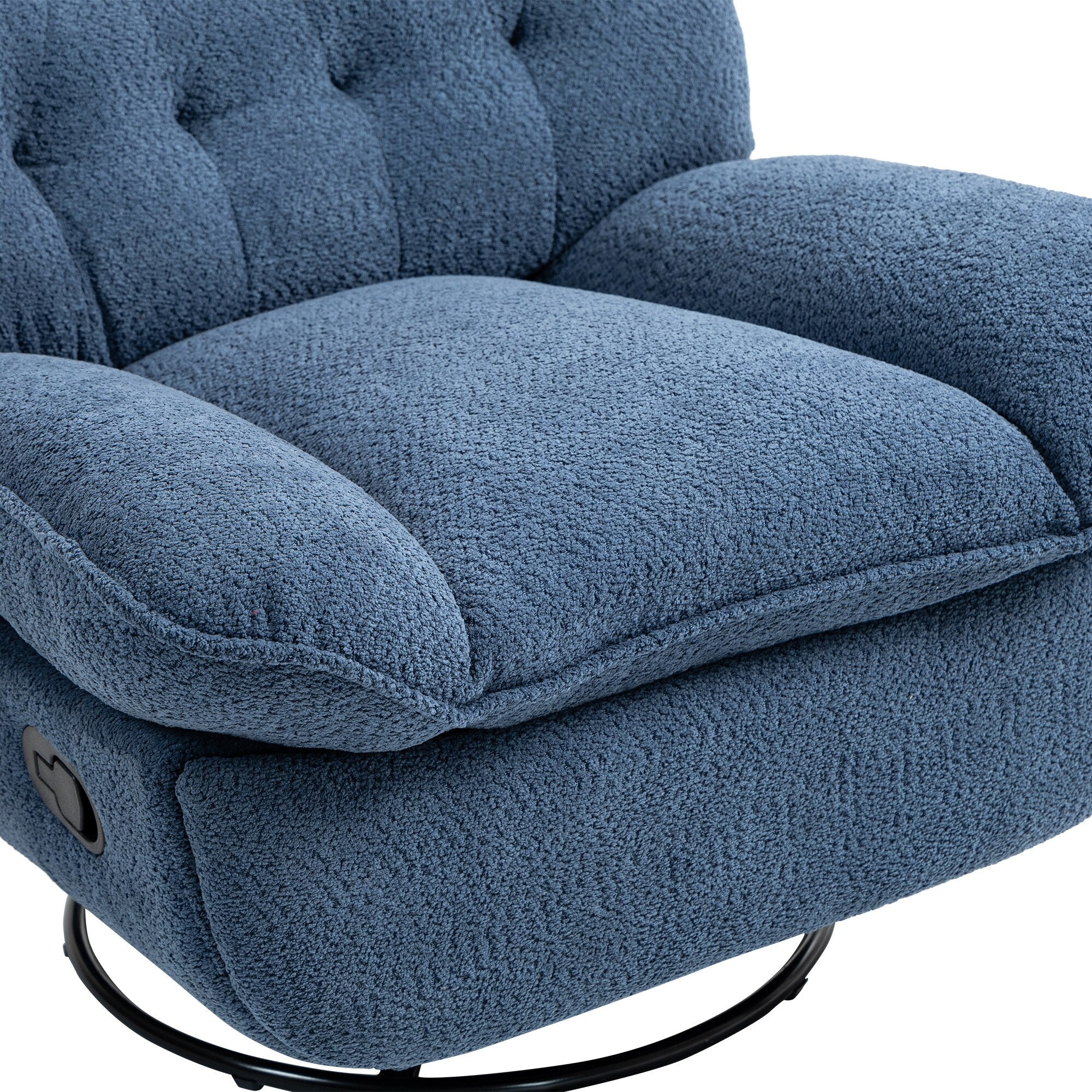 Ensemble de 2 fauteuils de canapé inclinables pivotants à 360 degrés et réglables