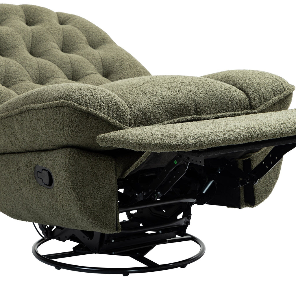 Ensemble de 2 fauteuils de canapé inclinables pivotants à 360 degrés et réglables