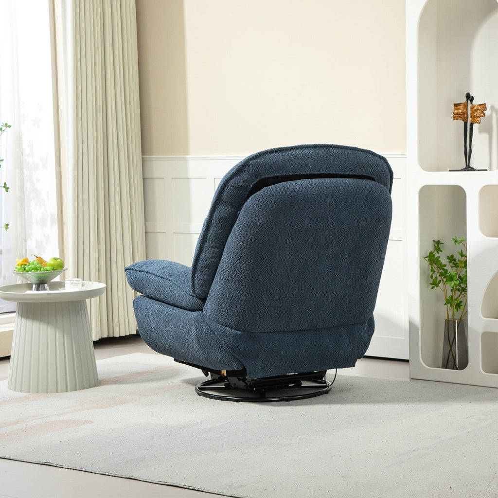 Ensemble de 2 fauteuils de canapé inclinables pivotants à 360 degrés et réglables