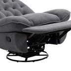 Ensemble de 2 fauteuils de canapé inclinables pivotants à 360 degrés et réglables