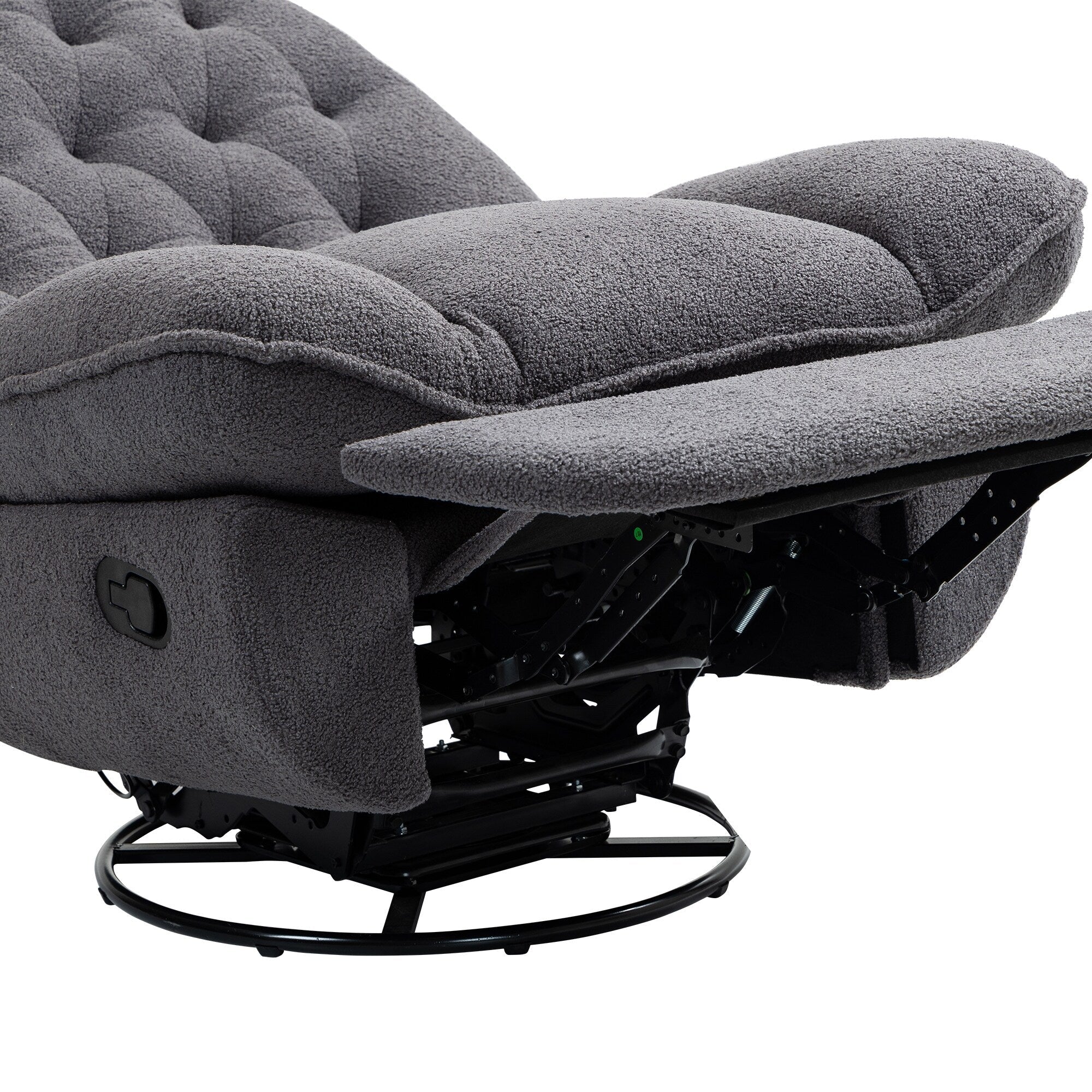 Ensemble de 2 fauteuils de canapé inclinables pivotants à 360 degrés et réglables