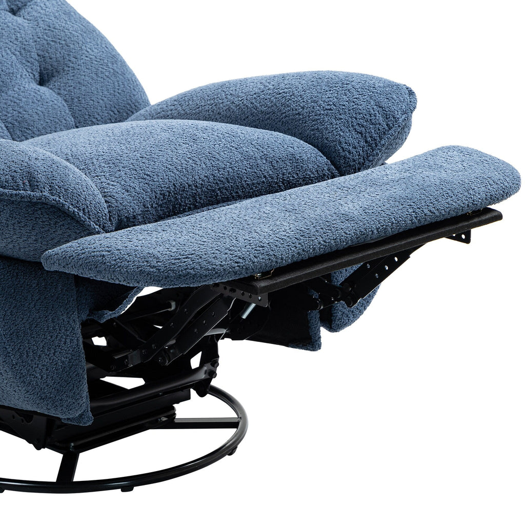 Ensemble de 2 fauteuils de canapé inclinables pivotants à 360 degrés et réglables