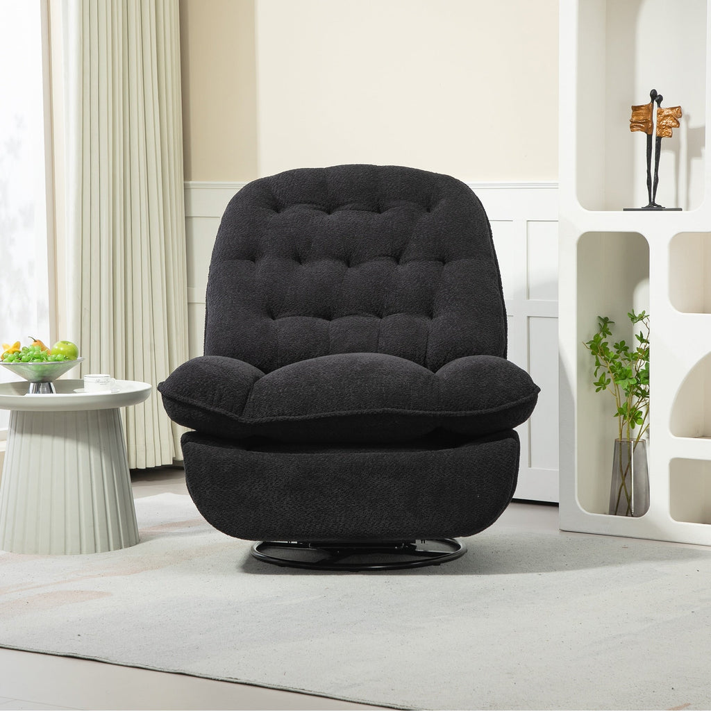 Ensemble de 2 fauteuils de canapé inclinables pivotants à 360 degrés et réglables