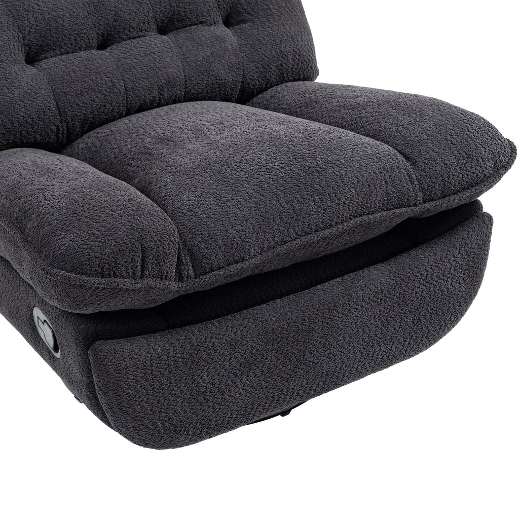 Ensemble de 2 fauteuils de canapé inclinables pivotants à 360 degrés et réglables