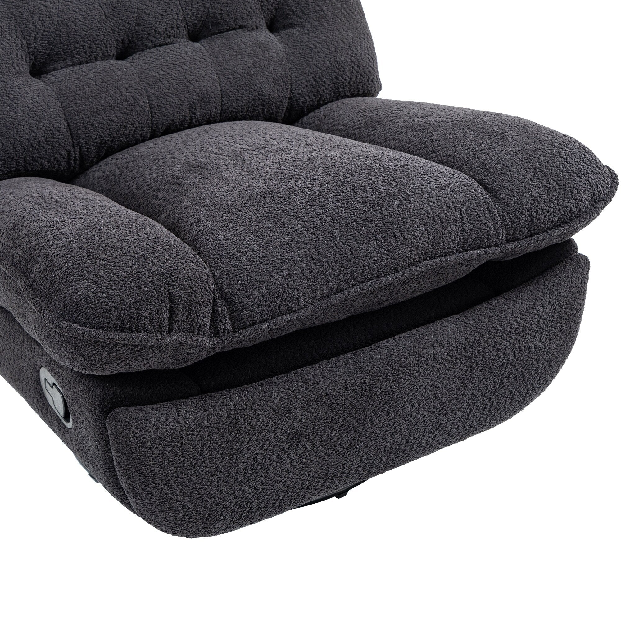 Ensemble de 2 fauteuils de canapé inclinables pivotants à 360 degrés et réglables