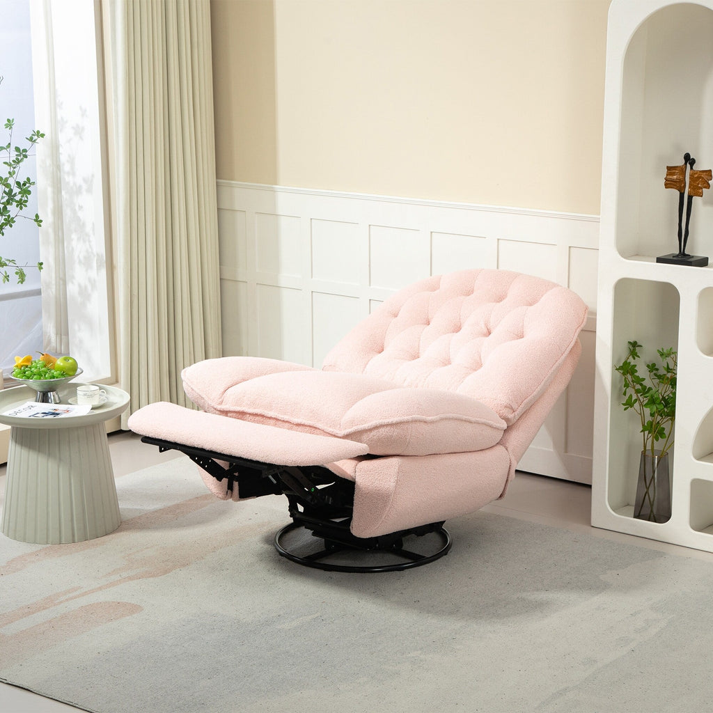 Ensemble de 2 fauteuils de canapé inclinables pivotants à 360 degrés et réglables