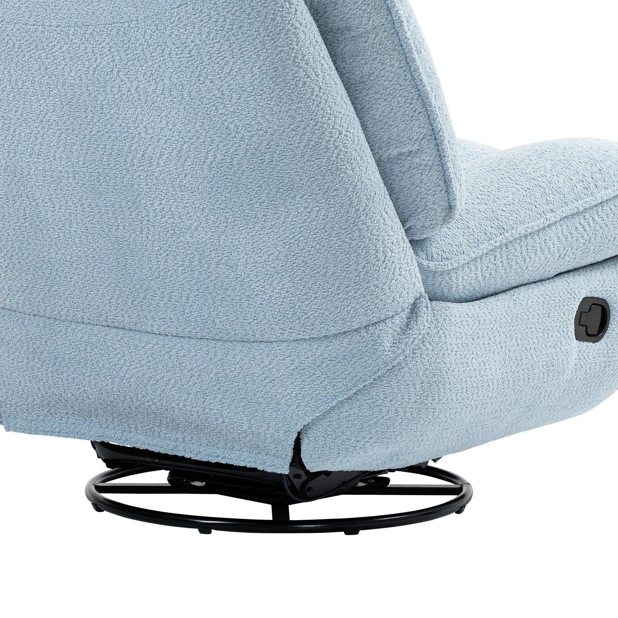 Ensemble de 2 fauteuils de canapé inclinables pivotants à 360 degrés et réglables