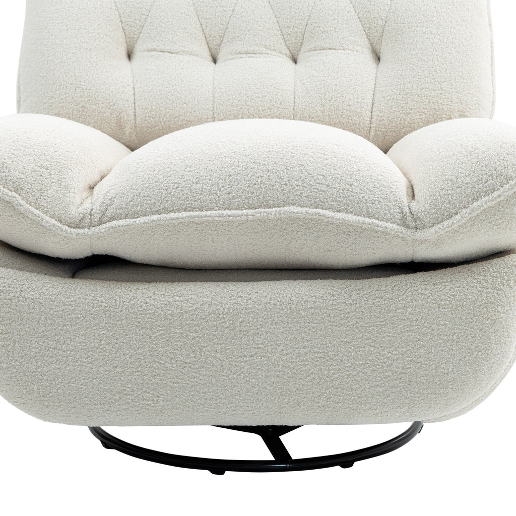 Ensemble de 2 fauteuils de canapé inclinables pivotants à 360 degrés et réglables