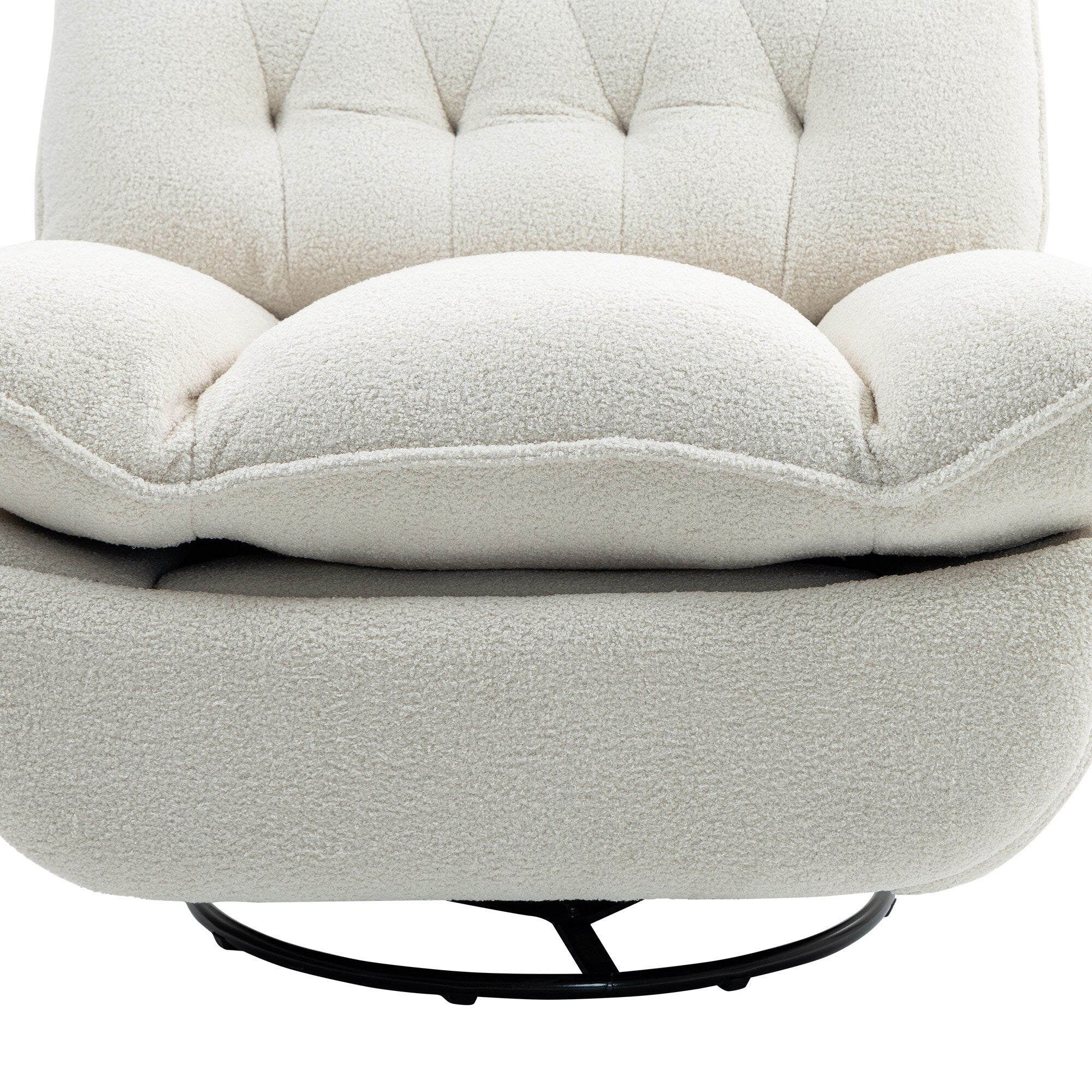 Ensemble de 2 fauteuils de canapé inclinables pivotants à 360 degrés et réglables