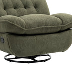 Ensemble de 2 fauteuils de canapé inclinables pivotants à 360 degrés et réglables