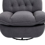 Ensemble de 2 fauteuils de canapé inclinables pivotants à 360 degrés et réglables