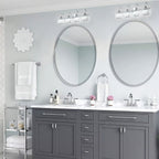 Applique murale moderne en cristal pour salle de bain, éclairage de vanité, chrome/noir/doré