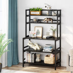 Étagère de rangement utilitaire à 5 niveaux pour four à micro-ondes, chariot industriel pour micro-ondes avec clapier