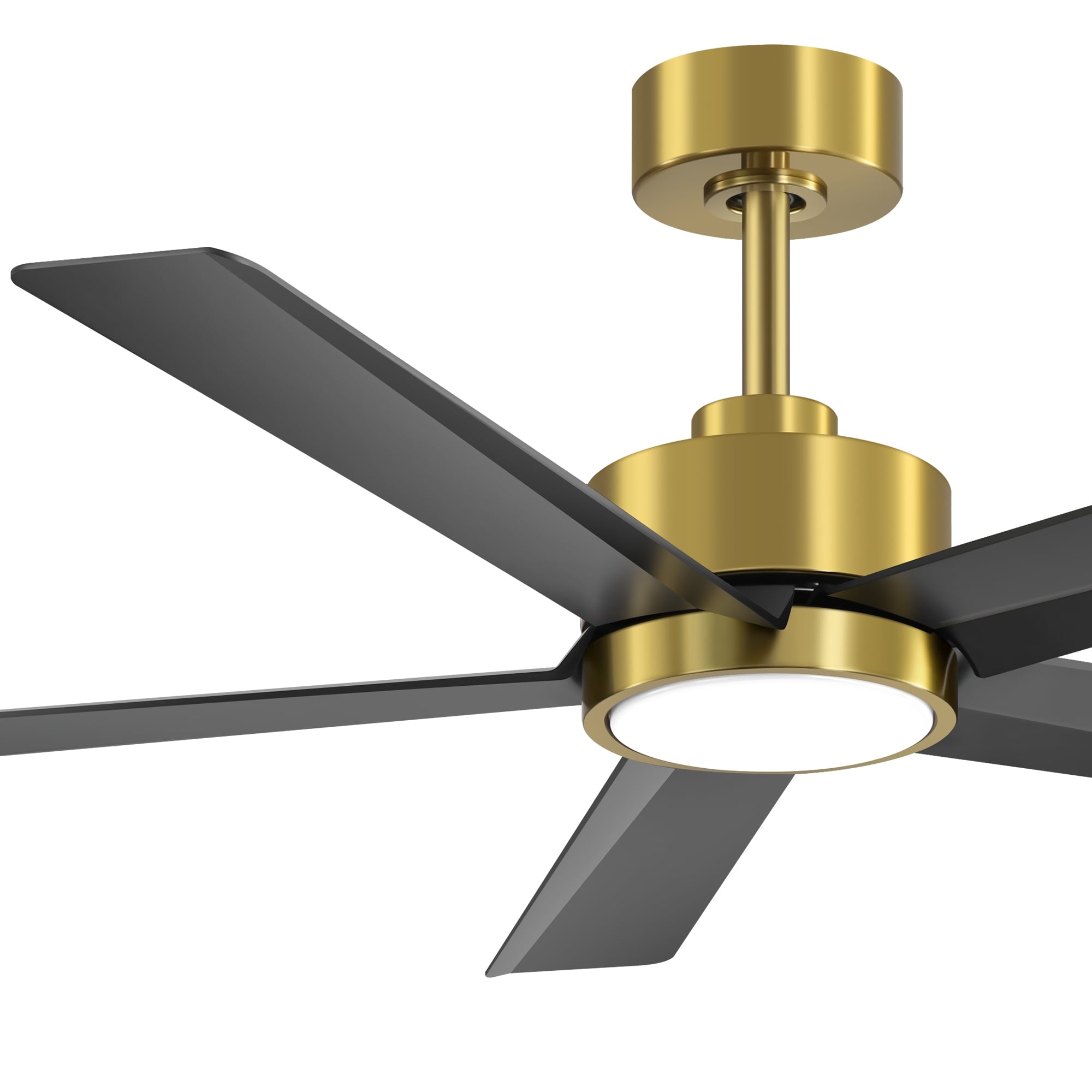 Ventilateur de plafond LED Breezary 65/52/42 à 5 pales avec kit d'éclairage et télécommande