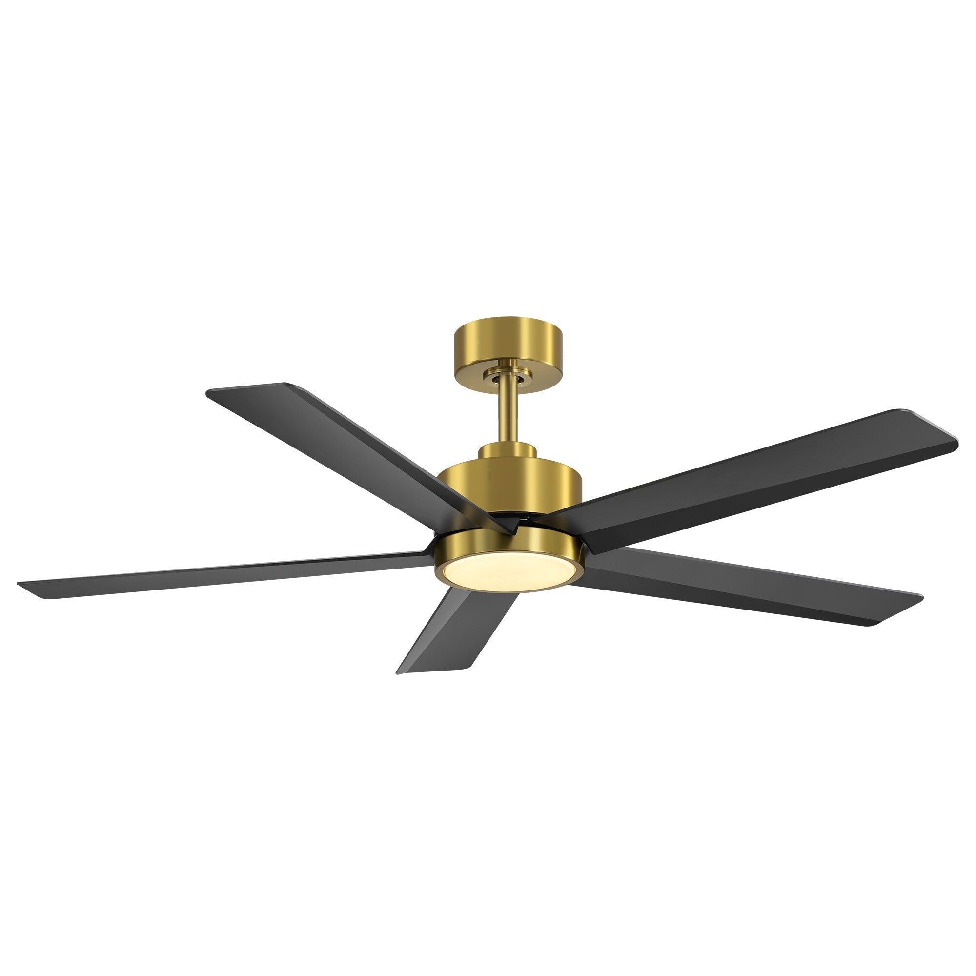 Ventilateur de plafond LED Breezary 65/52/42 à 5 pales avec kit d'éclairage et télécommande