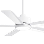 Ventilateur de plafond LED Breezary 65/52/42 à 5 pales avec kit d'éclairage et télécommande