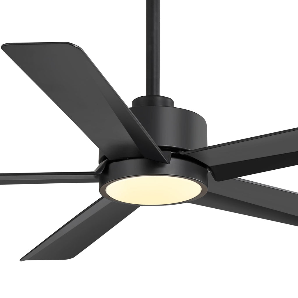 Ventilateur de plafond LED Breezary 65/52/42 à 5 pales avec kit d'éclairage et télécommande