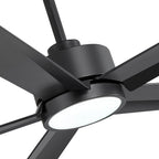 Ventilateur de plafond LED Breezary 65/52/42 à 5 pales avec kit d'éclairage et télécommande