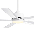 Ventilateur de plafond LED Breezary 65/52/42 à 5 pales avec kit d'éclairage et télécommande
