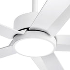 Ventilateur de plafond LED Breezary 65/52/42 à 5 pales avec kit d'éclairage et télécommande