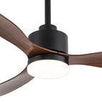 Ventilateur de plafond à DEL de 52 pouces avec télécommande (3 pales)