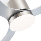 Ventilateur de plafond à DEL de 52 pouces avec télécommande (3 pales)