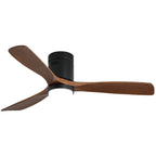 Ventilateur de plafond encastré Sofucor 52 pouces avec télécommande, moteur réversible et éclairage intégré en option