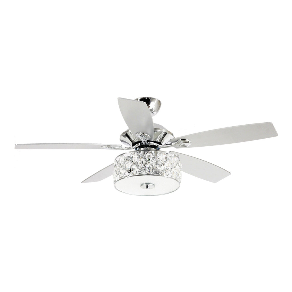 Ventilateur de plafond moderne à 4 lumières avec télécommande