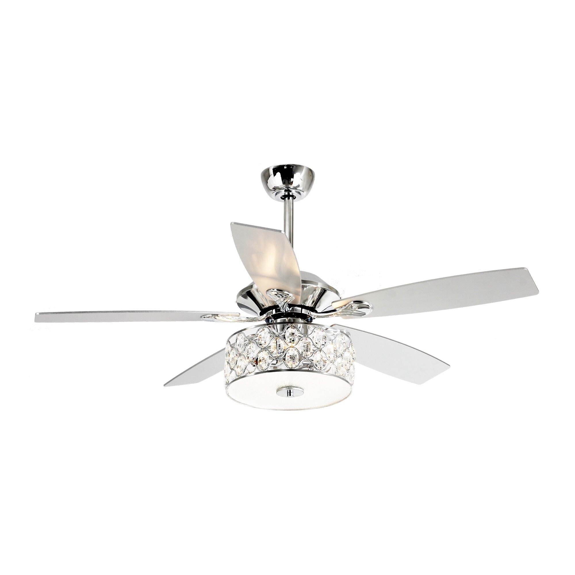 Ventilateur de plafond moderne à 4 lumières avec télécommande