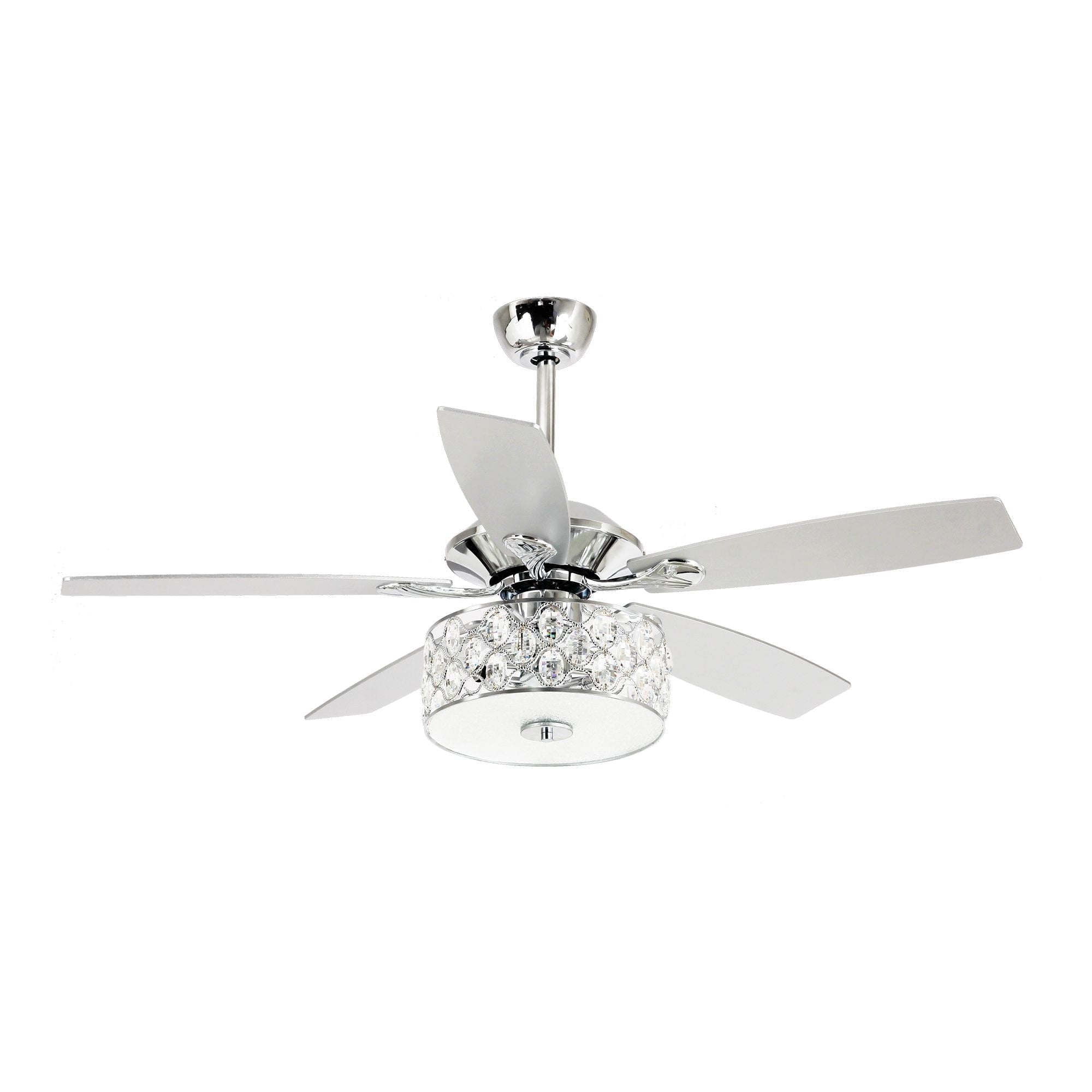 Ventilateur de plafond moderne à 4 lumières avec télécommande