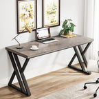 Bureau d'ordinateur robuste 55 pouces, bureau de bureau
