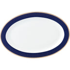Service de table en porcelaine tendre 57 pièces - Minuit - Doré