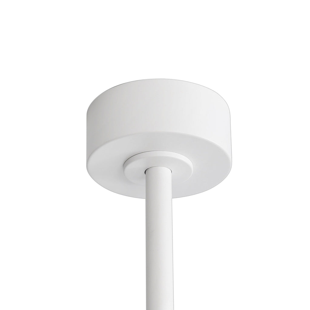 Ventilateur de plafond LED noir à 8 pales de 65 pouces avec éclairage et télécommande